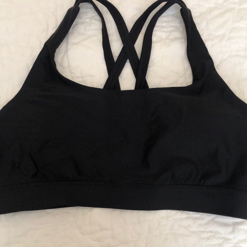 Lululemon black sports bra